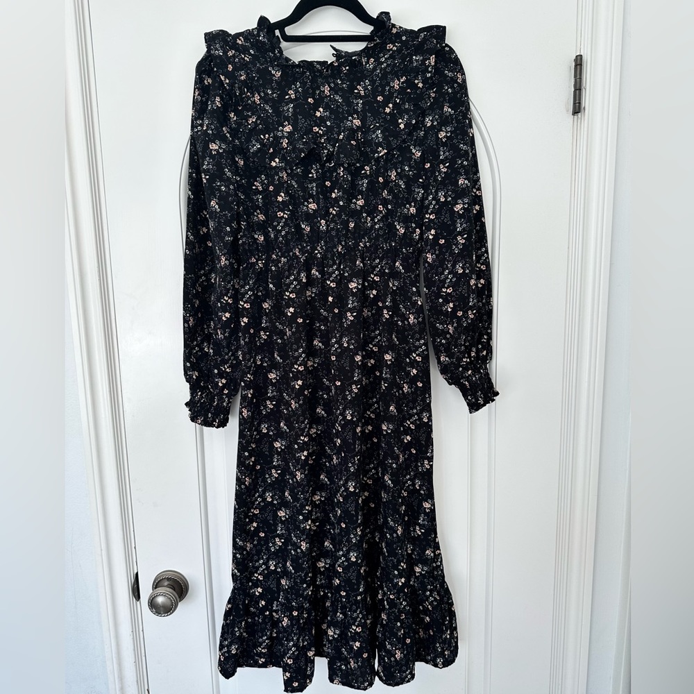 Hayden LA Black Floral Dress Size S